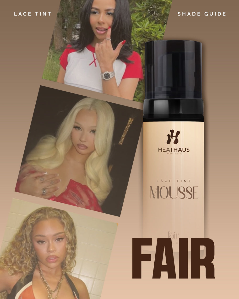 LACE TINT MOUSSE FAIR 200ML
